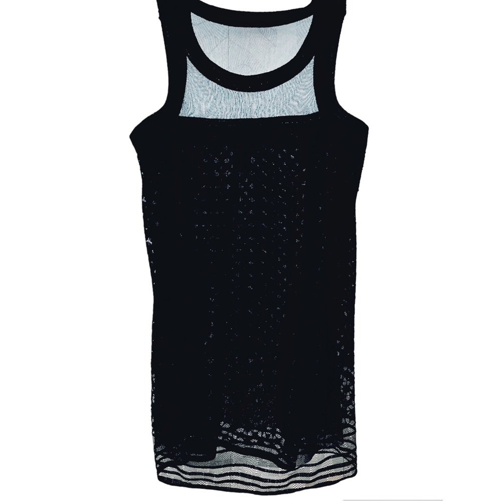 Sleeveless Mesh Top